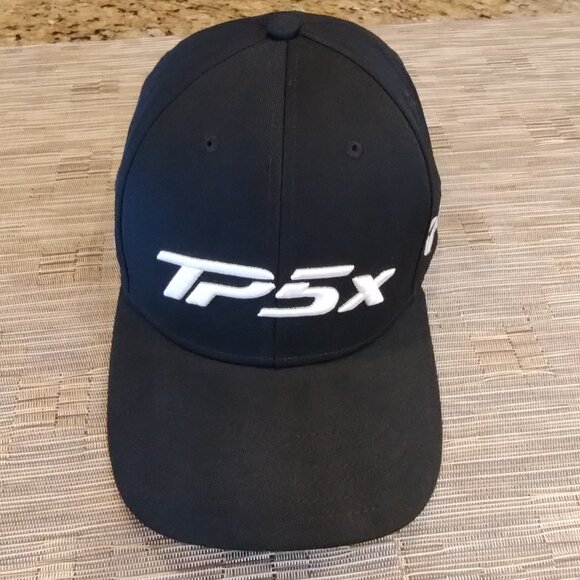 TaylorMade TP5X Black Golf Hat - Picture 1 of 8